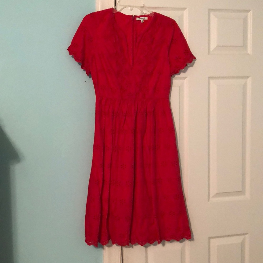 Madewell Red Summer dress